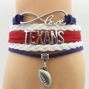 New Texans infinity bracelet